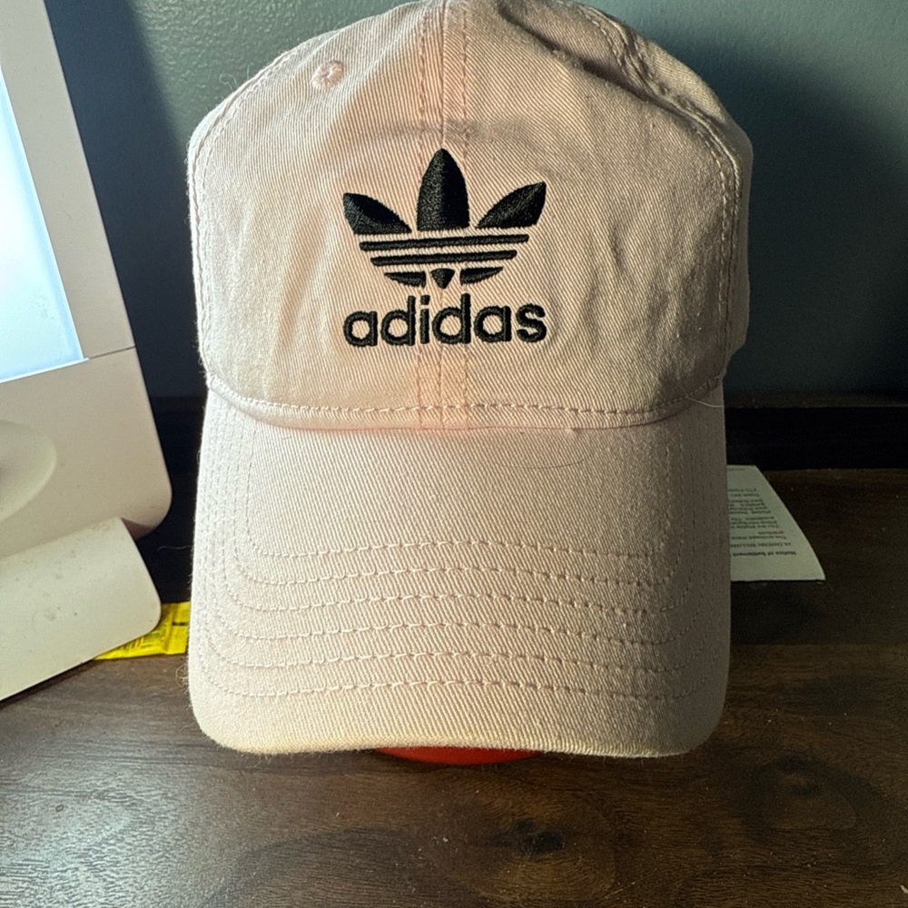 Adidas Light Pink Cap with Black Logo